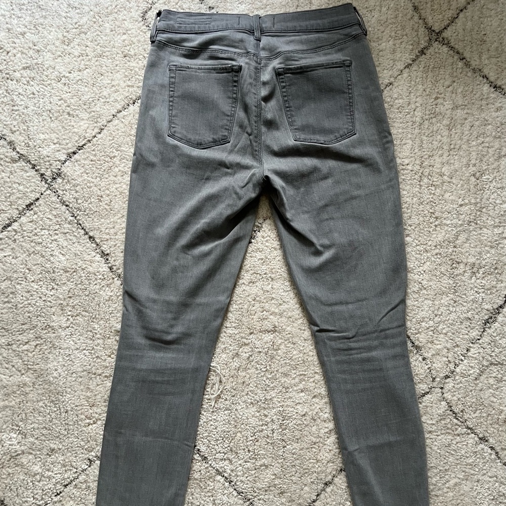 Women’s Pacsun ripped ankle denim gray jean - Picture 2 of 5